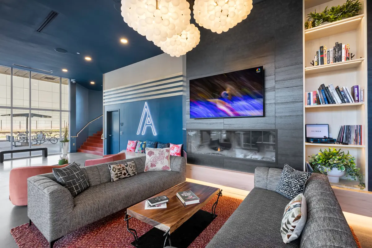 Modern apartment living room